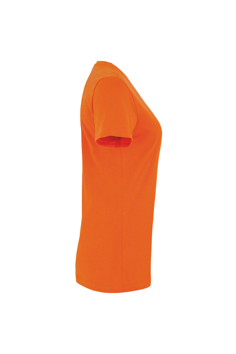 HAKRO Damen V-Shirt Classic - Orange - 4