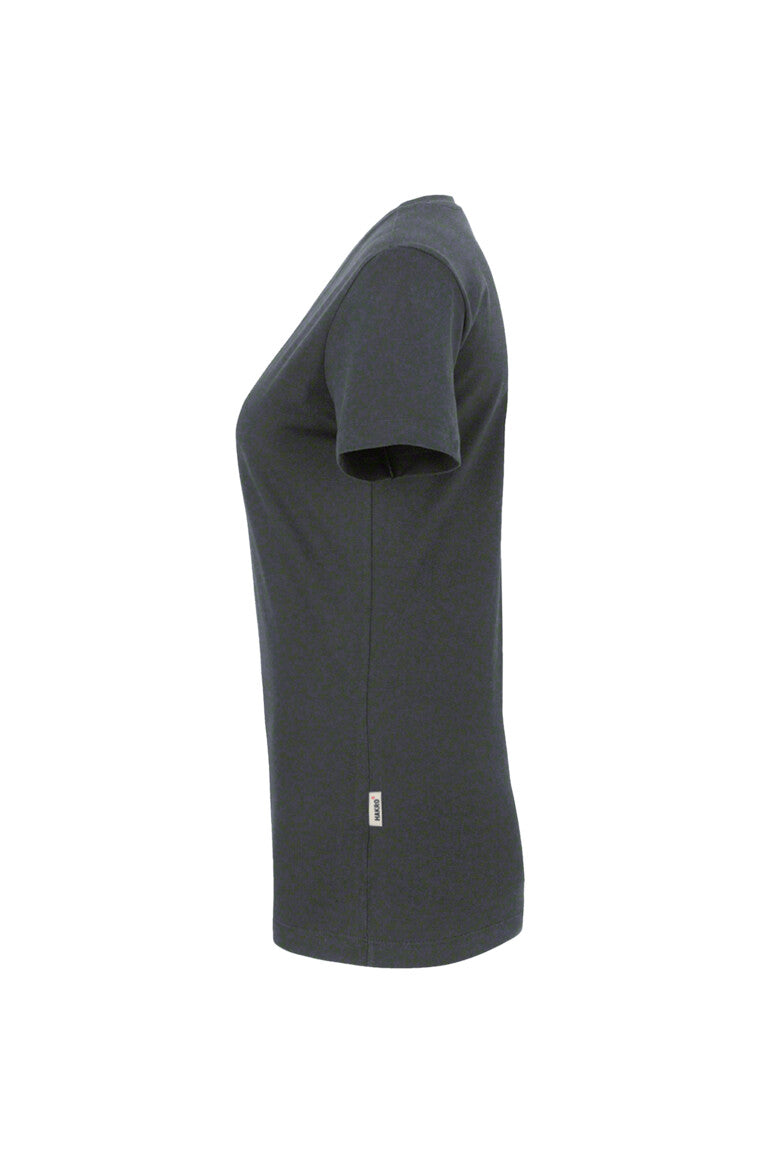 HAKRO Damen V-Shirt Classic - Anthrazit - 2