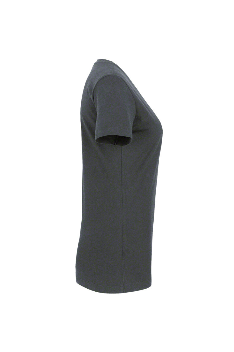 HAKRO Damen V-Shirt Classic - Anthrazit - 4