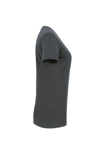 HAKRO Damen V-Shirt Classic - Anthrazit - 4