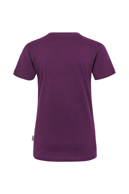 HAKRO Damen V-Shirt Classic - Aubergine - 3