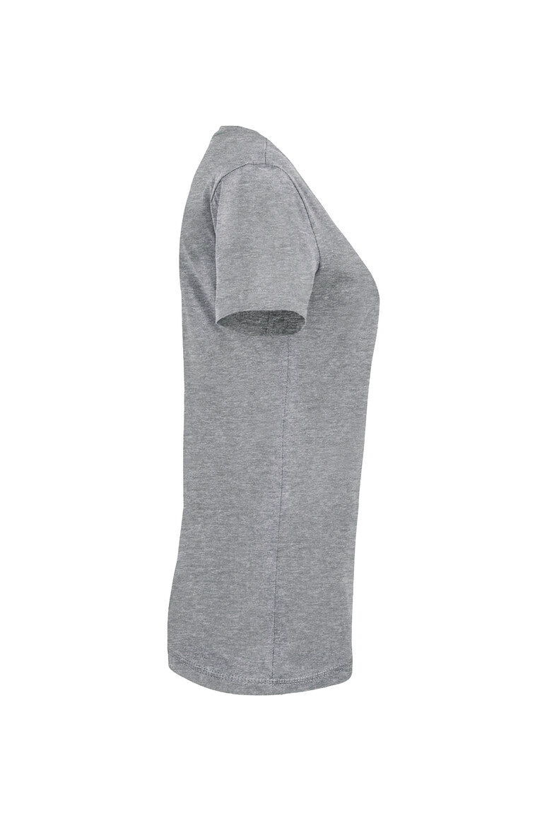 HAKRO Damen T-Shirt Classic - Grau meliert - 4
