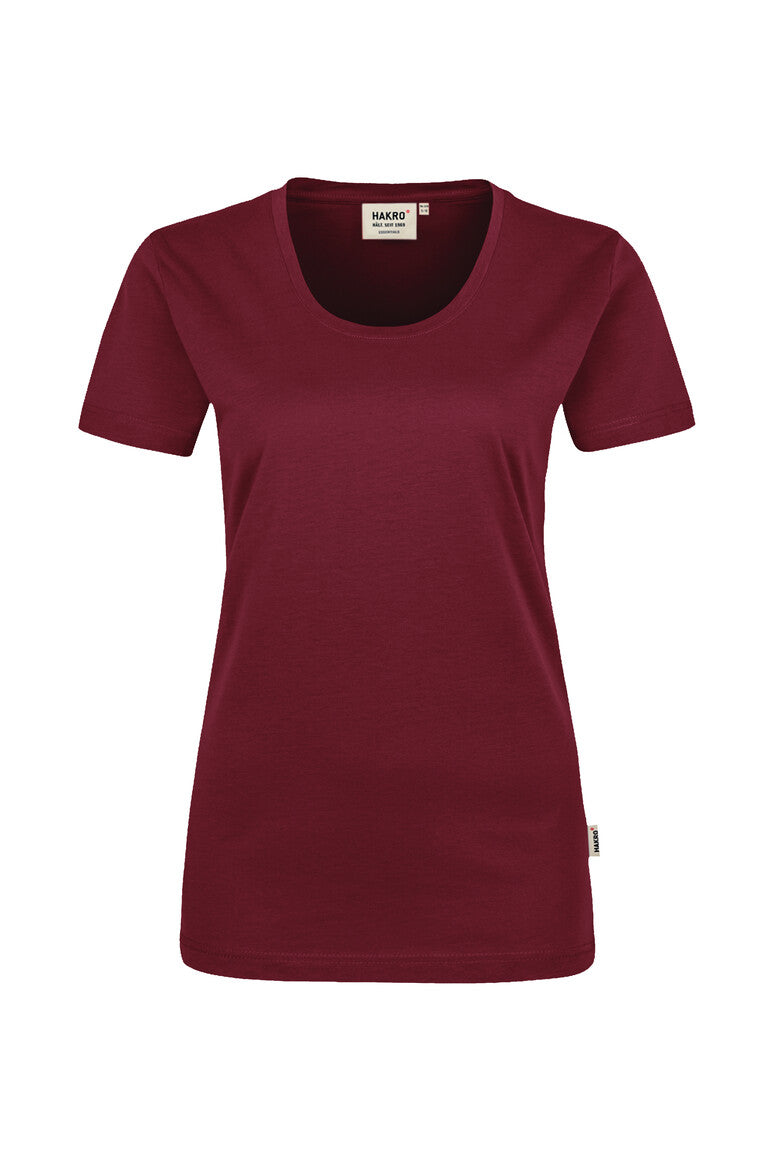 HAKRO Damen T-Shirt Classic - Weinrot - 1