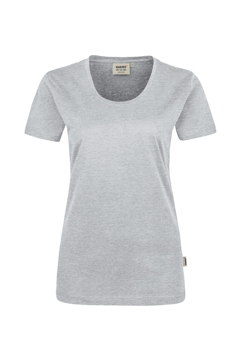 HAKRO Damen T-Shirt Classic - Ash meliert - 1