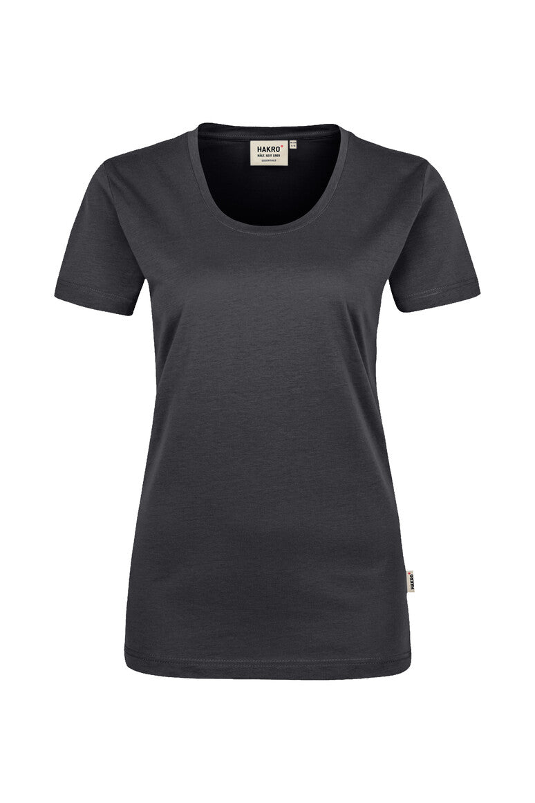 HAKRO Damen T-Shirt Classic - Karbongrau - 1