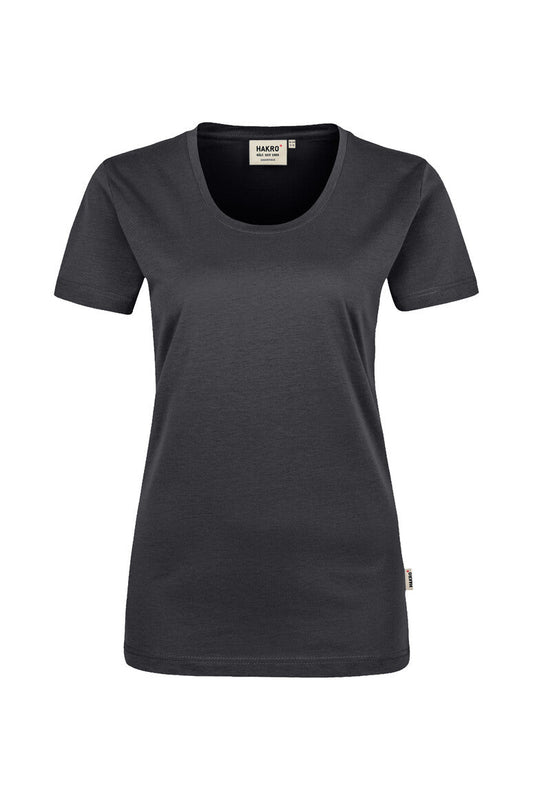HAKRO Damen T-Shirt Classic - Karbongrau - 1