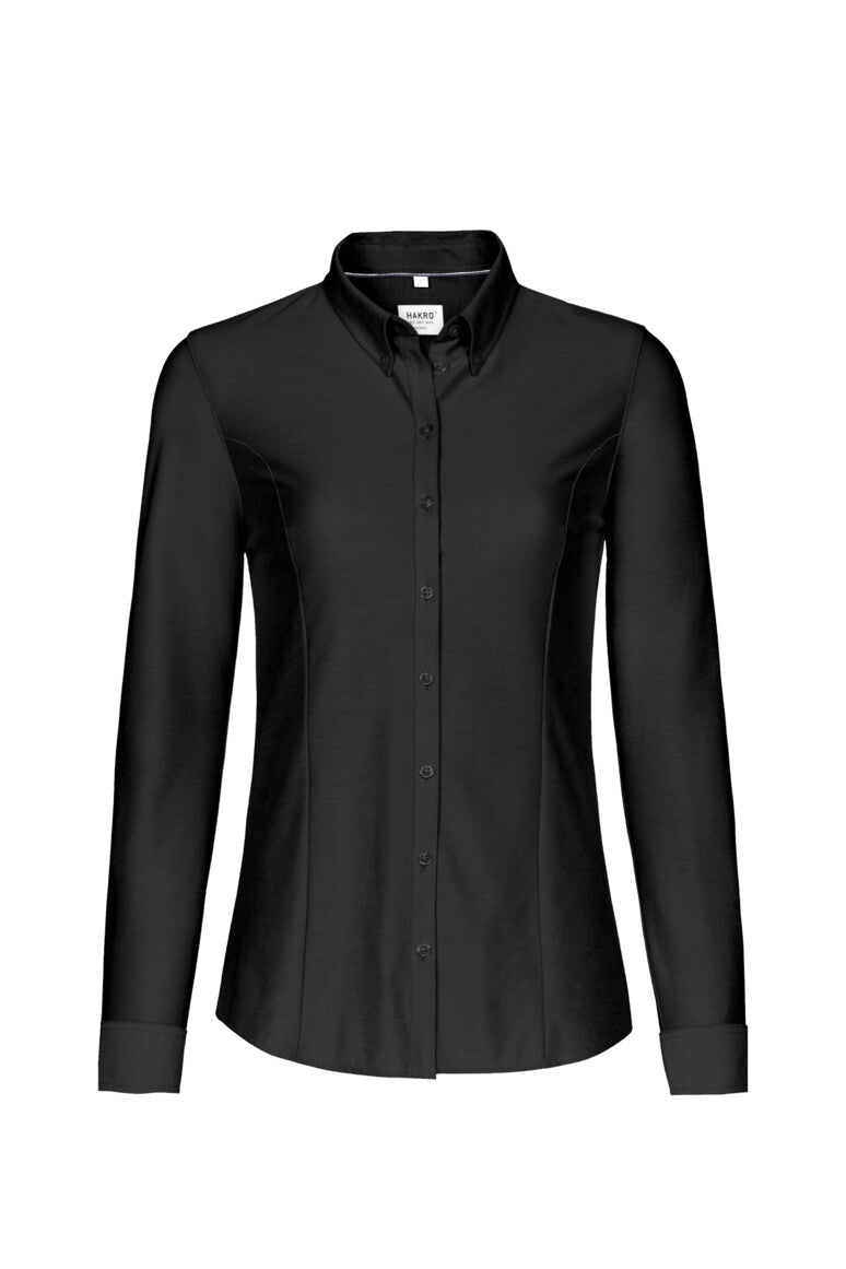 HAKRO Bluse Natural Stretch - Schwarz - 1