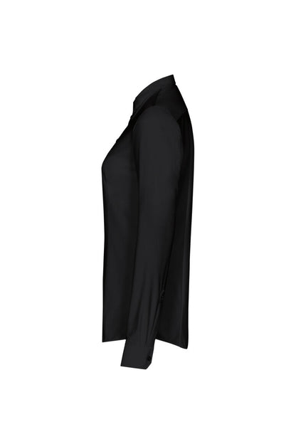 HAKRO Bluse Natural Stretch - Schwarz - 2