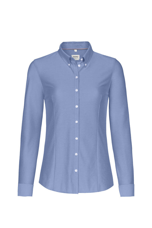 HAKRO Bluse Natural Stretch - Ozeanblau - 1