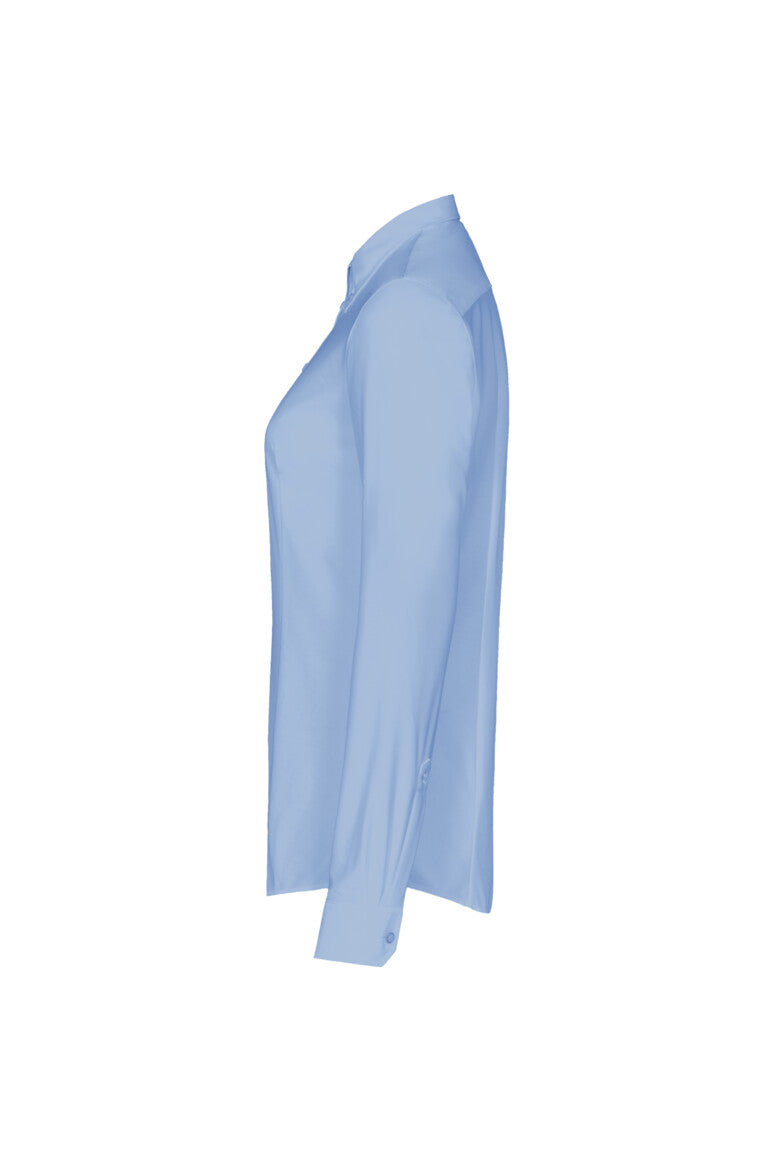 HAKRO Bluse Natural Stretch - Ozeanblau - 2