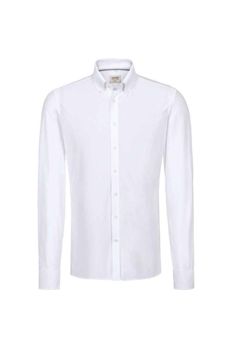 HAKRO Hemd Natural Stretch Regular - Weiß - 1