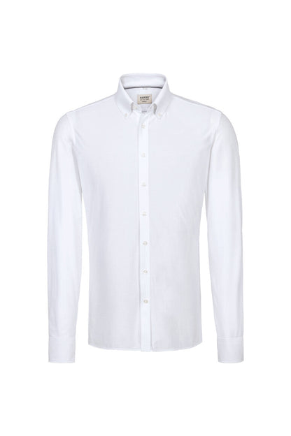 HAKRO Hemd Natural Stretch Regular - Weiß - 1