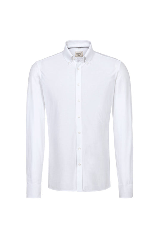 HAKRO Hemd Natural Stretch Regular - Weiß - 1