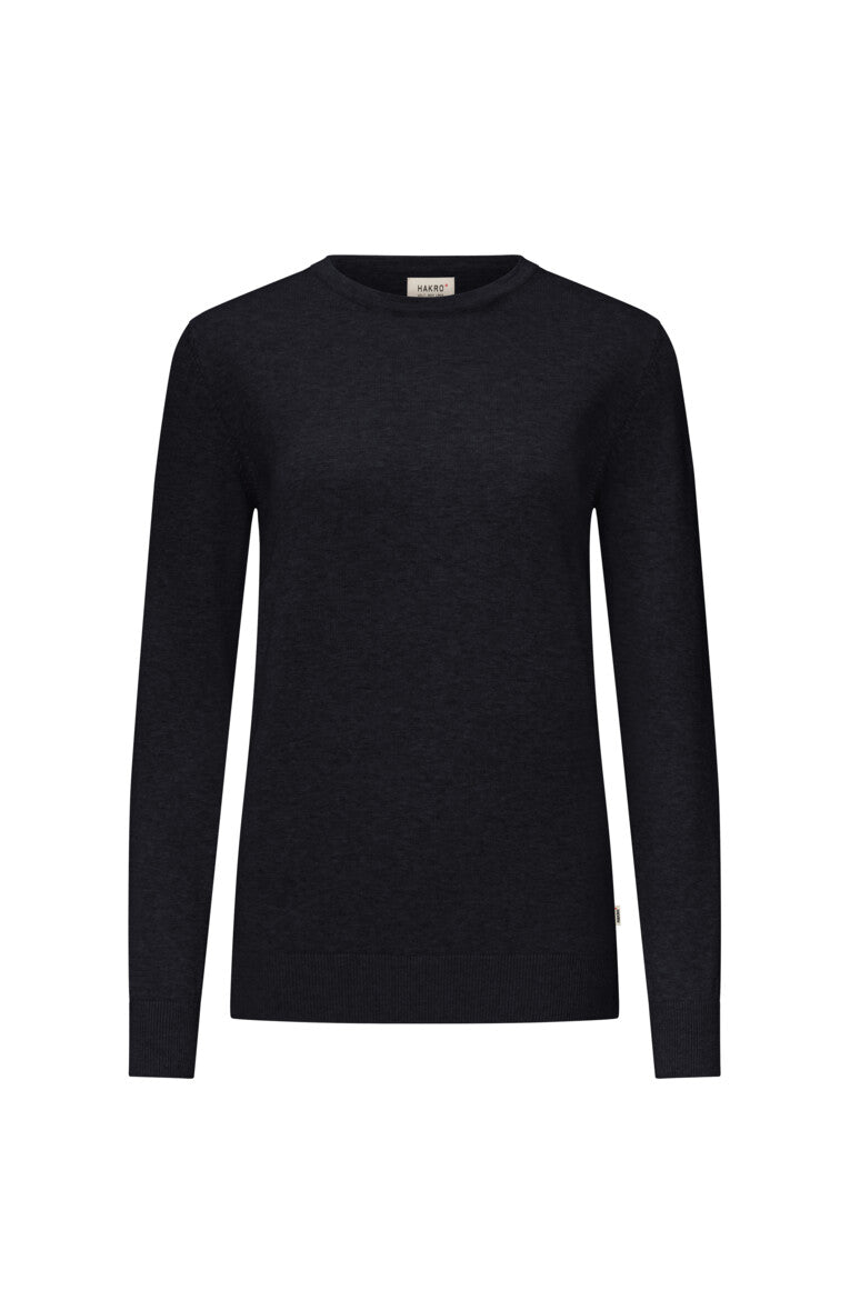 HAKRO Damen Pullover Premium-Baumwolle - Schwarz - 1