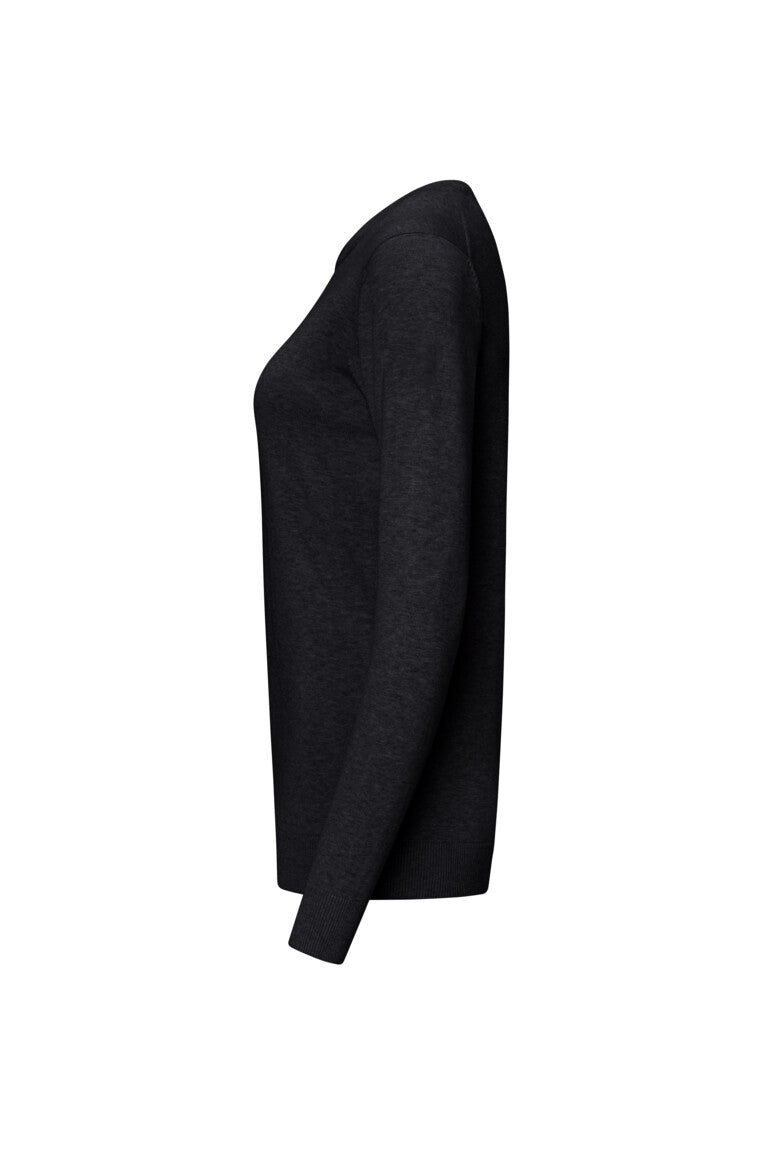 HAKRO Damen Pullover Premium-Baumwolle - Schwarz - 2