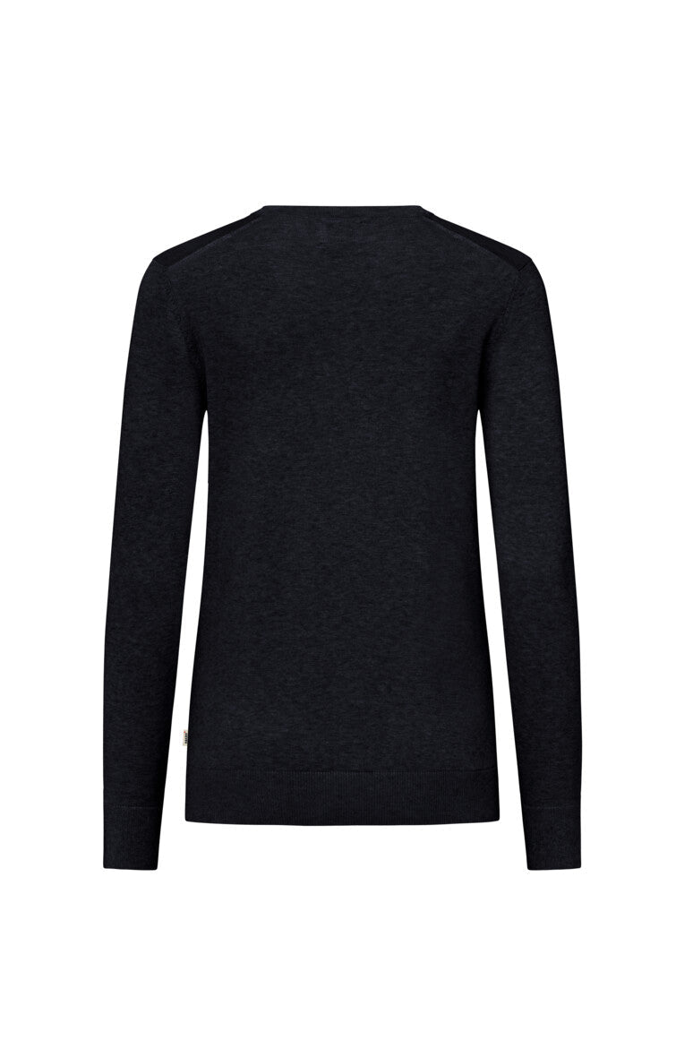 HAKRO Damen Pullover Premium-Baumwolle - Schwarz - 3