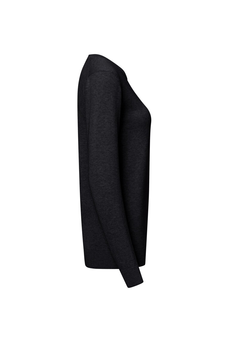 HAKRO Damen Pullover Premium-Baumwolle - Schwarz - 4