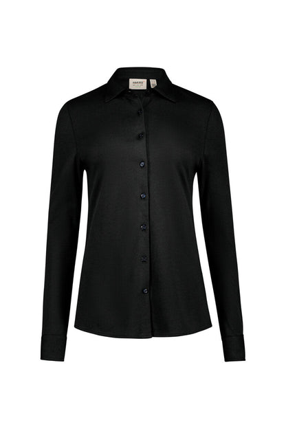 HAKRO COTTON TEC® Bluse - Schwarz - 1