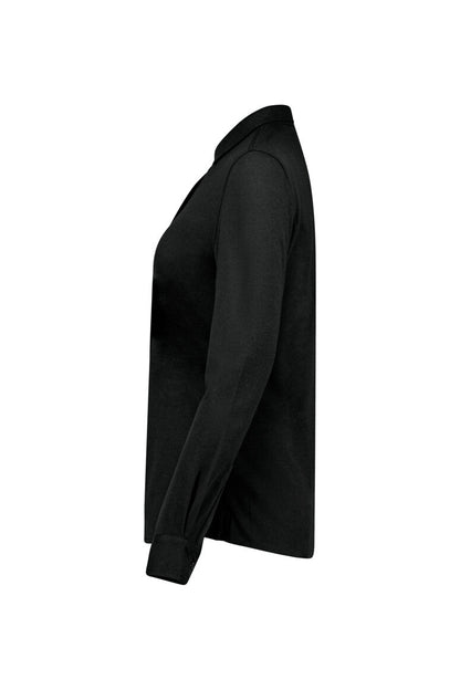 HAKRO COTTON TEC® Bluse - Schwarz - 2