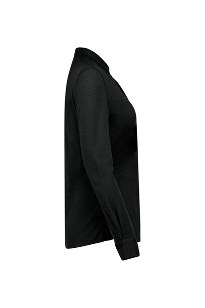 HAKRO COTTON TEC® Bluse - Schwarz - 4