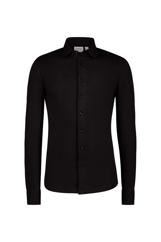 HAKRO COTTON TEC® Hemd - Schwarz - 1