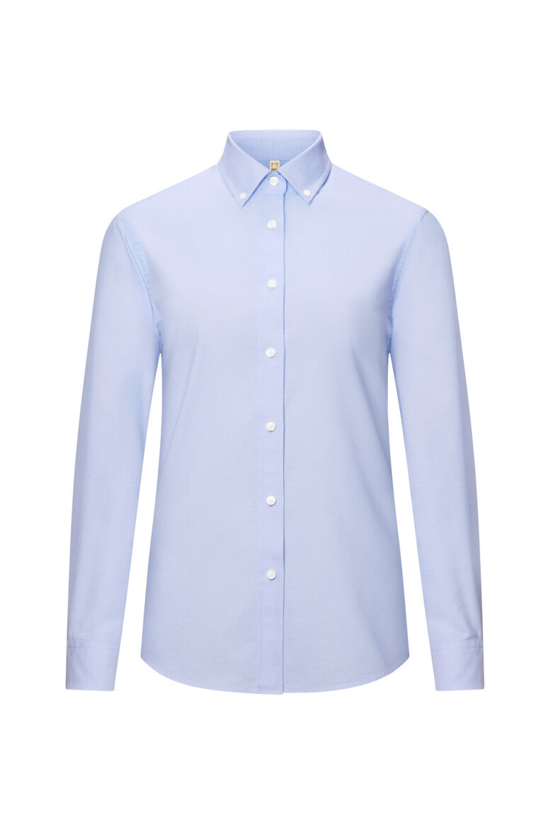 HAKRO Oxford Bluse - Himmelblau - 1