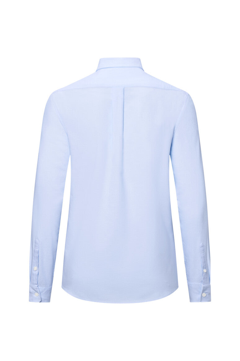HAKRO Oxford Bluse - Himmelblau - 3