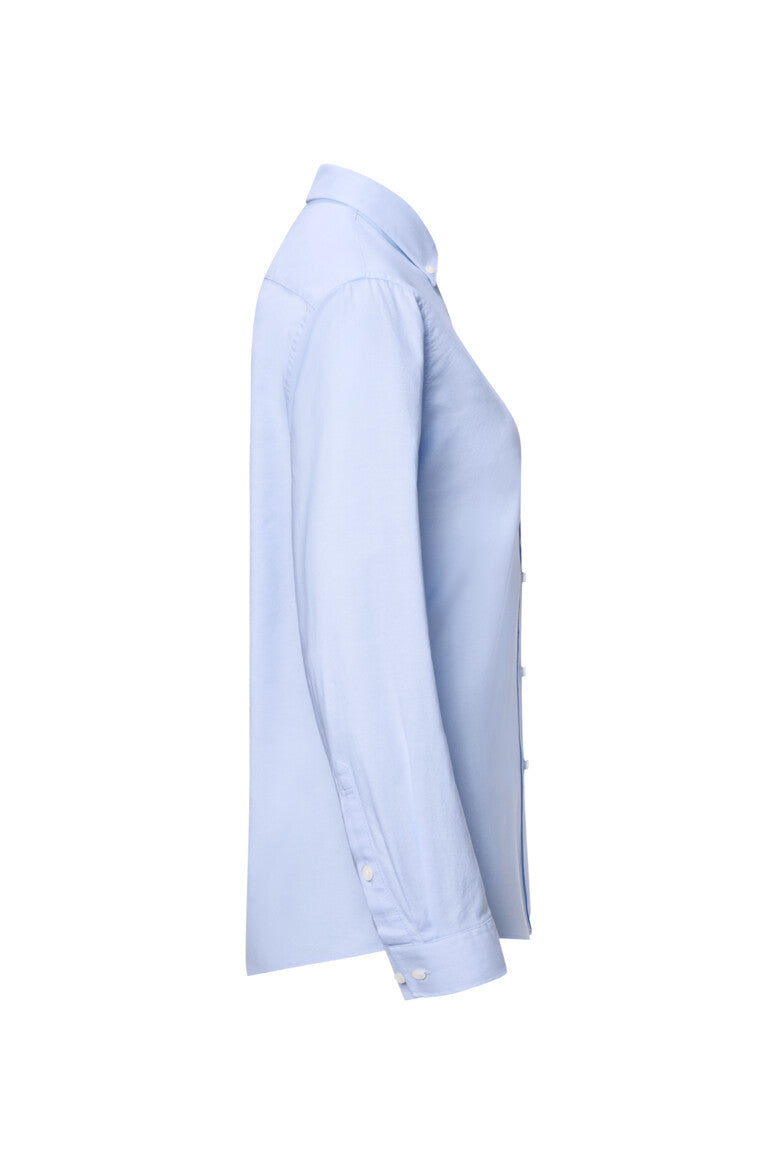 HAKRO Oxford Bluse - Himmelblau - 4