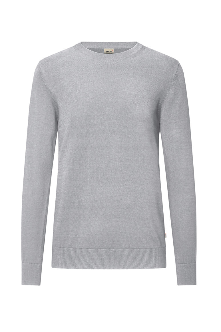 HAKRO Pullover Premium-Baumwolle - Grau meliert - 1