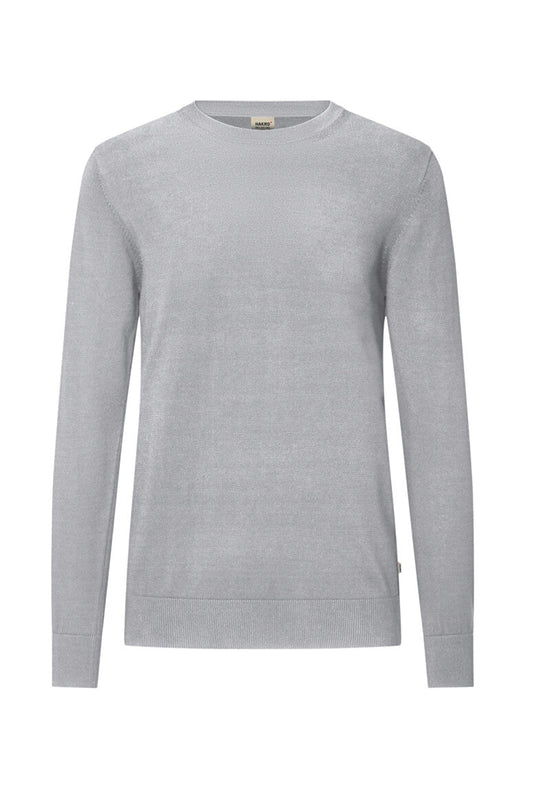 HAKRO Pullover Premium-Baumwolle - Grau meliert - 1