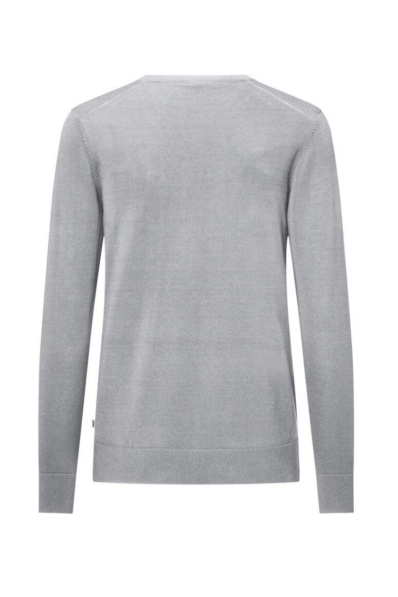 HAKRO Pullover Premium-Baumwolle - Grau meliert - 3