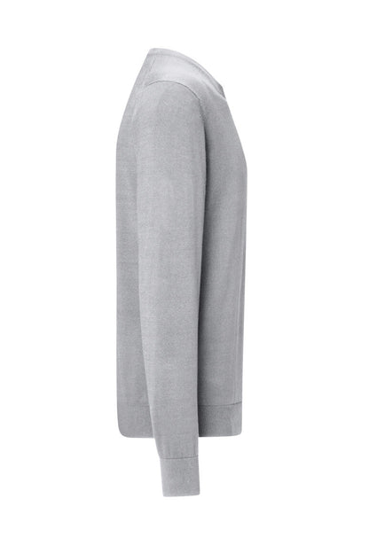 HAKRO Pullover Premium-Baumwolle - Grau meliert - 4