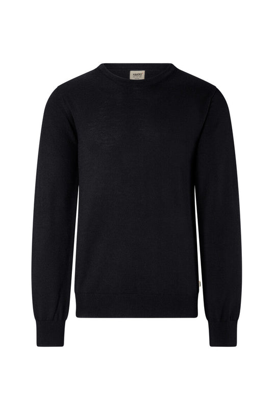 HAKRO Pullover Merino-Wolle - Schwarz - 1
