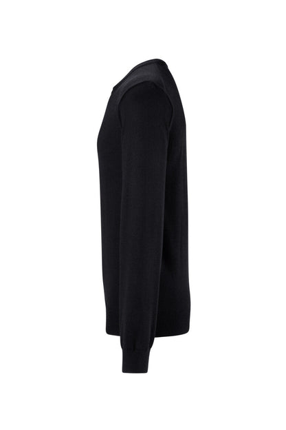 HAKRO Pullover Merino-Wolle - Schwarz - 2