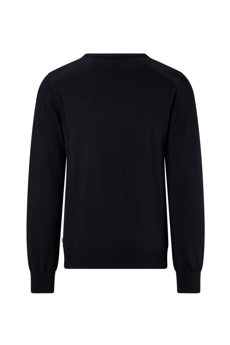 HAKRO Pullover Merino-Wolle - Schwarz - 3