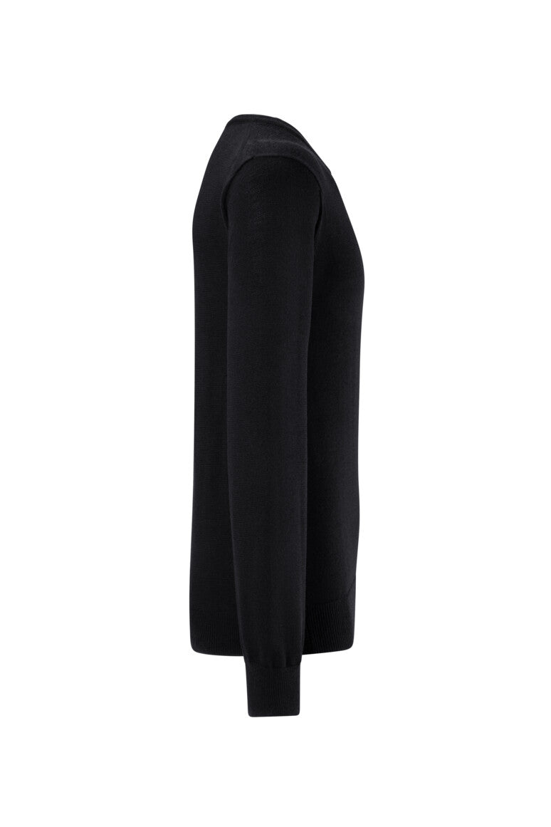 HAKRO Pullover Merino-Wolle - Schwarz - 4