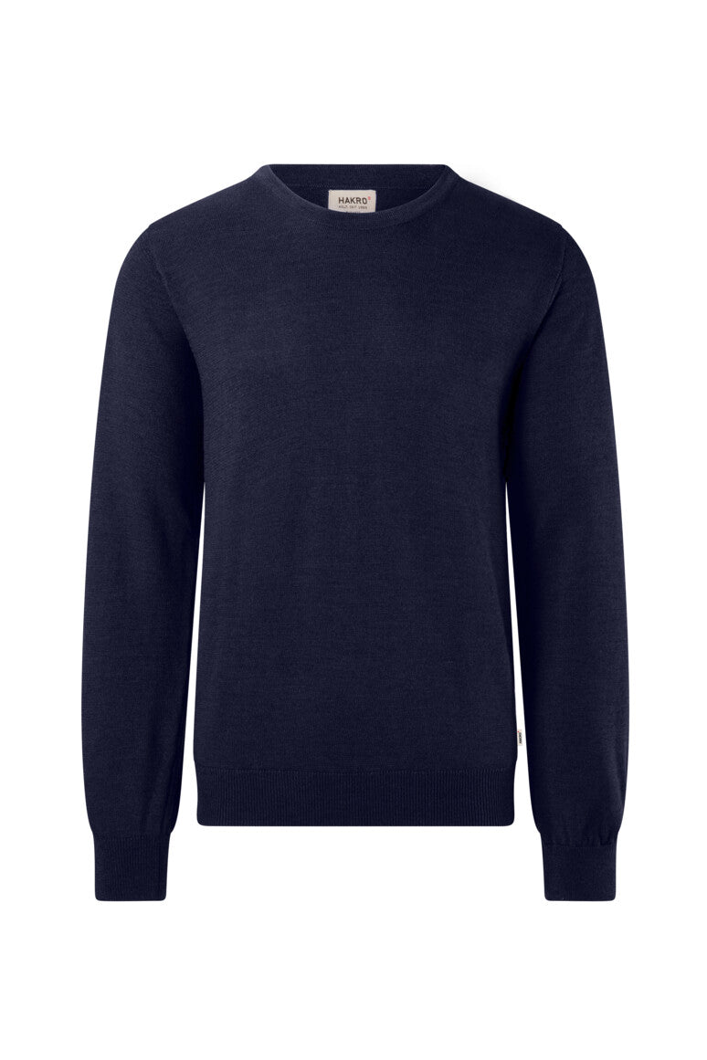HAKRO Pullover Merino-Wolle - Tinte - 1