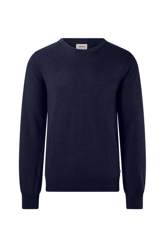 HAKRO Pullover Merino-Wolle - Tinte - 1