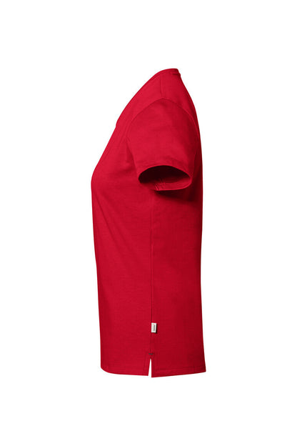 HAKRO COTTON TEC® Damen V-Shirt - Rot - 2