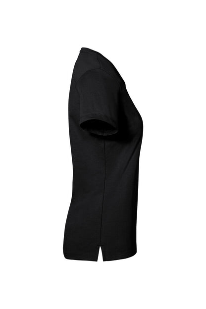 HAKRO COTTON TEC® Damen V-Shirt - Schwarz - 4