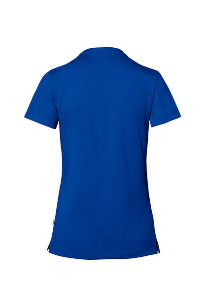 HAKRO COTTON TEC® Damen V-Shirt - Royalblau - 3