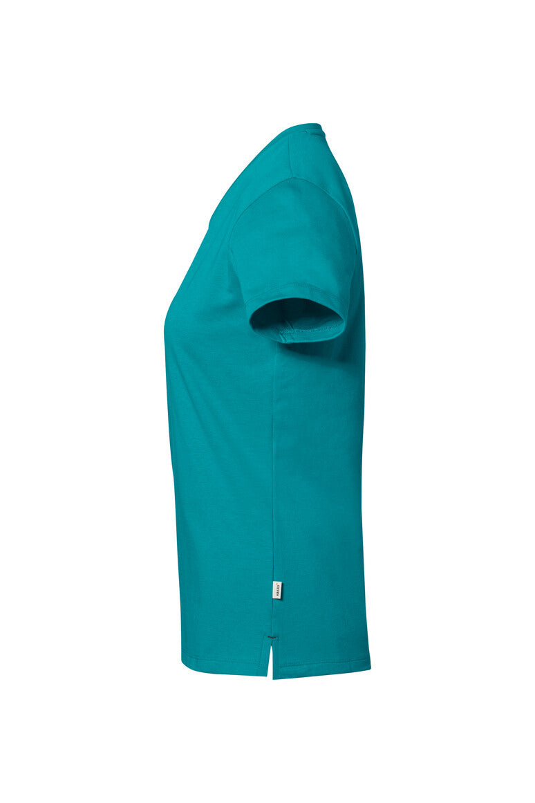 HAKRO COTTON TEC® Damen V-Shirt - Smaragd - 2