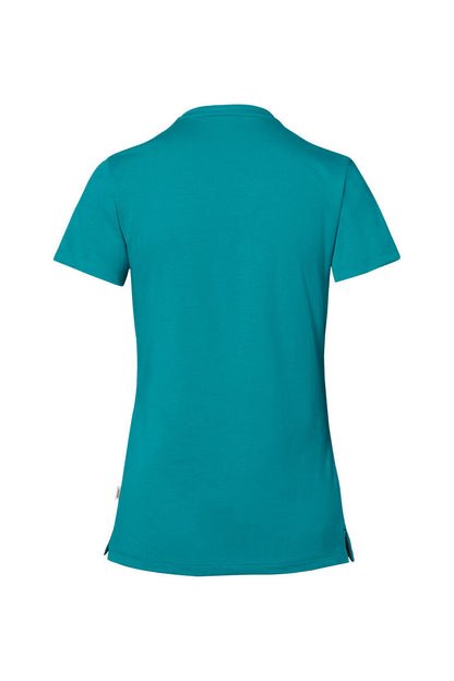 HAKRO COTTON TEC® Damen V-Shirt - Smaragd - 3