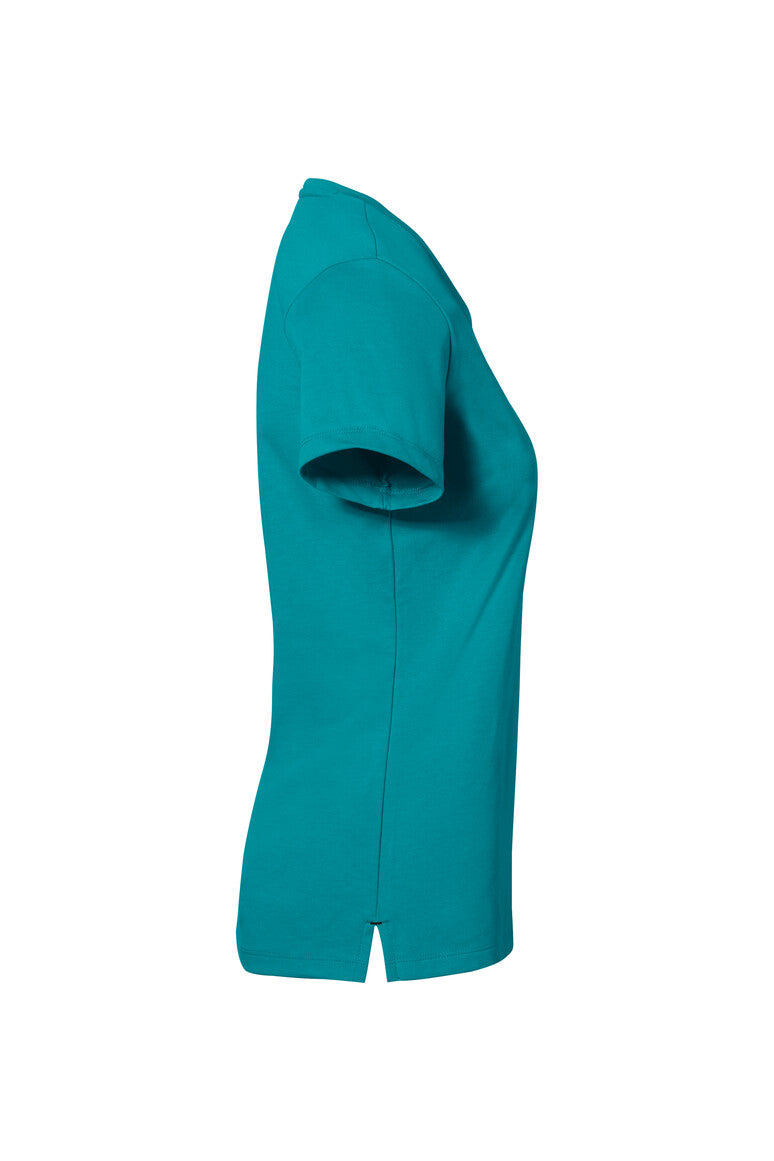 HAKRO COTTON TEC® Damen V-Shirt - Smaragd - 4