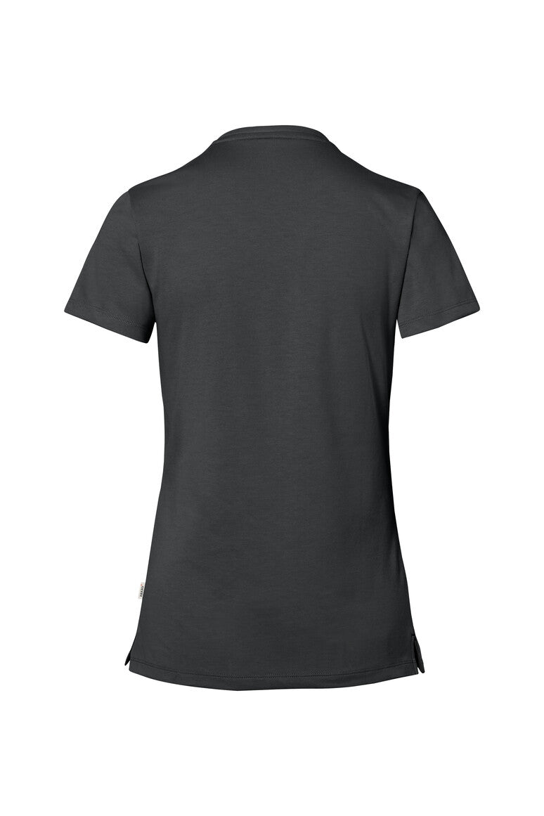 HAKRO COTTON TEC® Damen V-Shirt - Anthrazit - 3