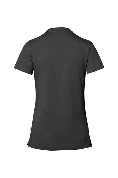 HAKRO COTTON TEC® Damen V-Shirt - Anthrazit - 3