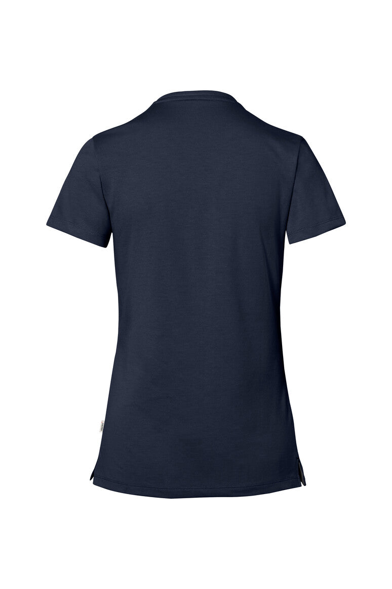 HAKRO COTTON TEC® Damen V-Shirt - Tinte - 3