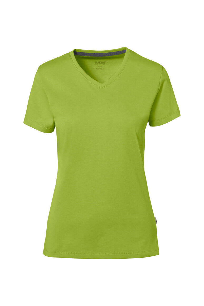 HAKRO COTTON TEC® Damen V-Shirt - Kiwi - 1