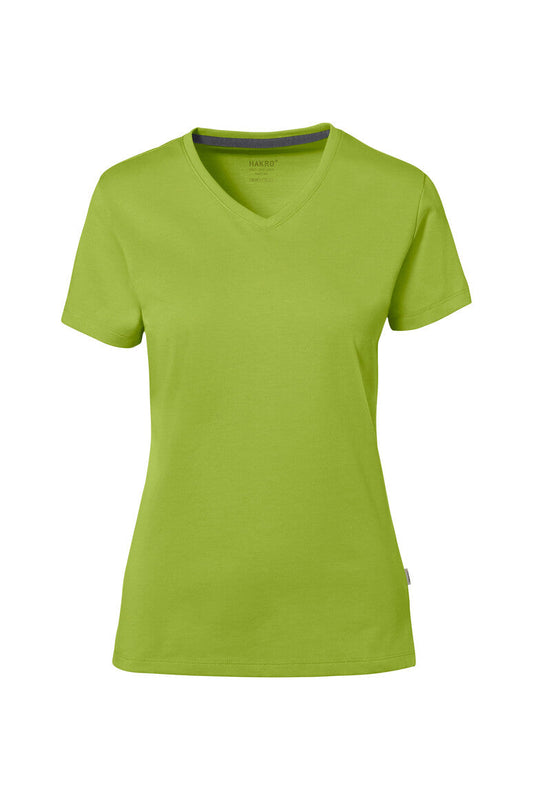 HAKRO COTTON TEC® Damen V-Shirt - Kiwi - 1
