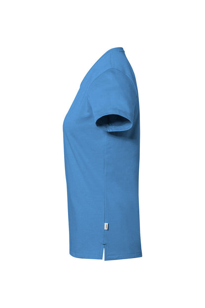 HAKRO COTTON TEC® Damen V-Shirt - Malibublau - 2